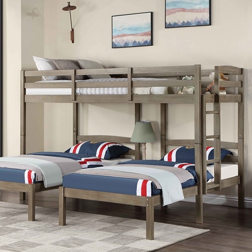 TRIPLE TWIN BED